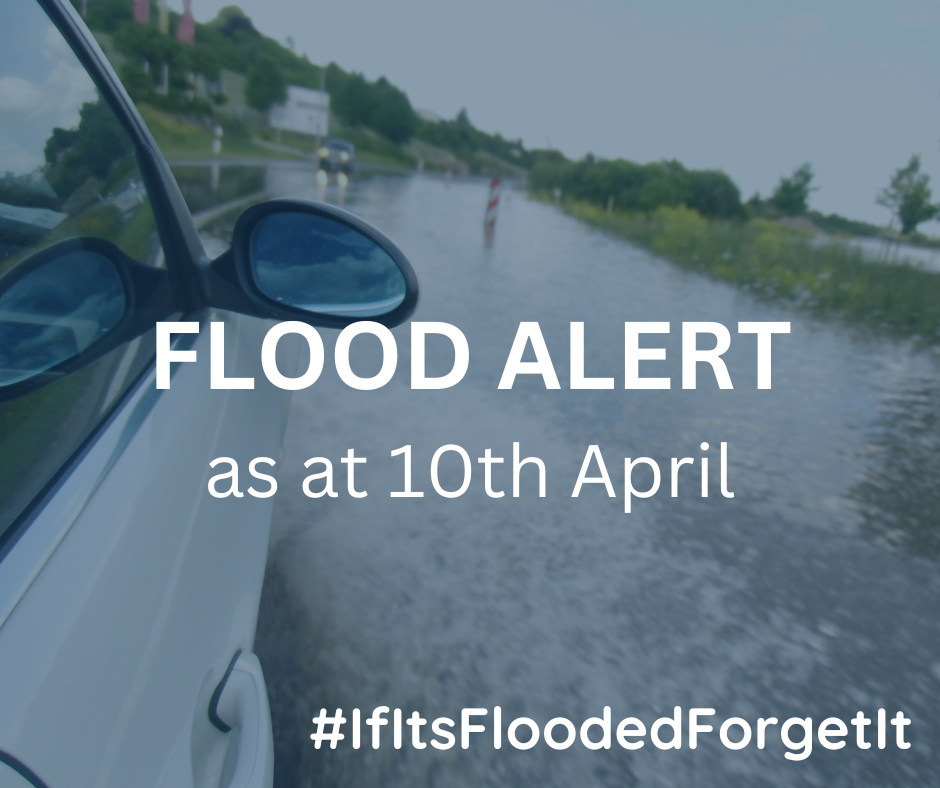 Flood alert as at 10th April