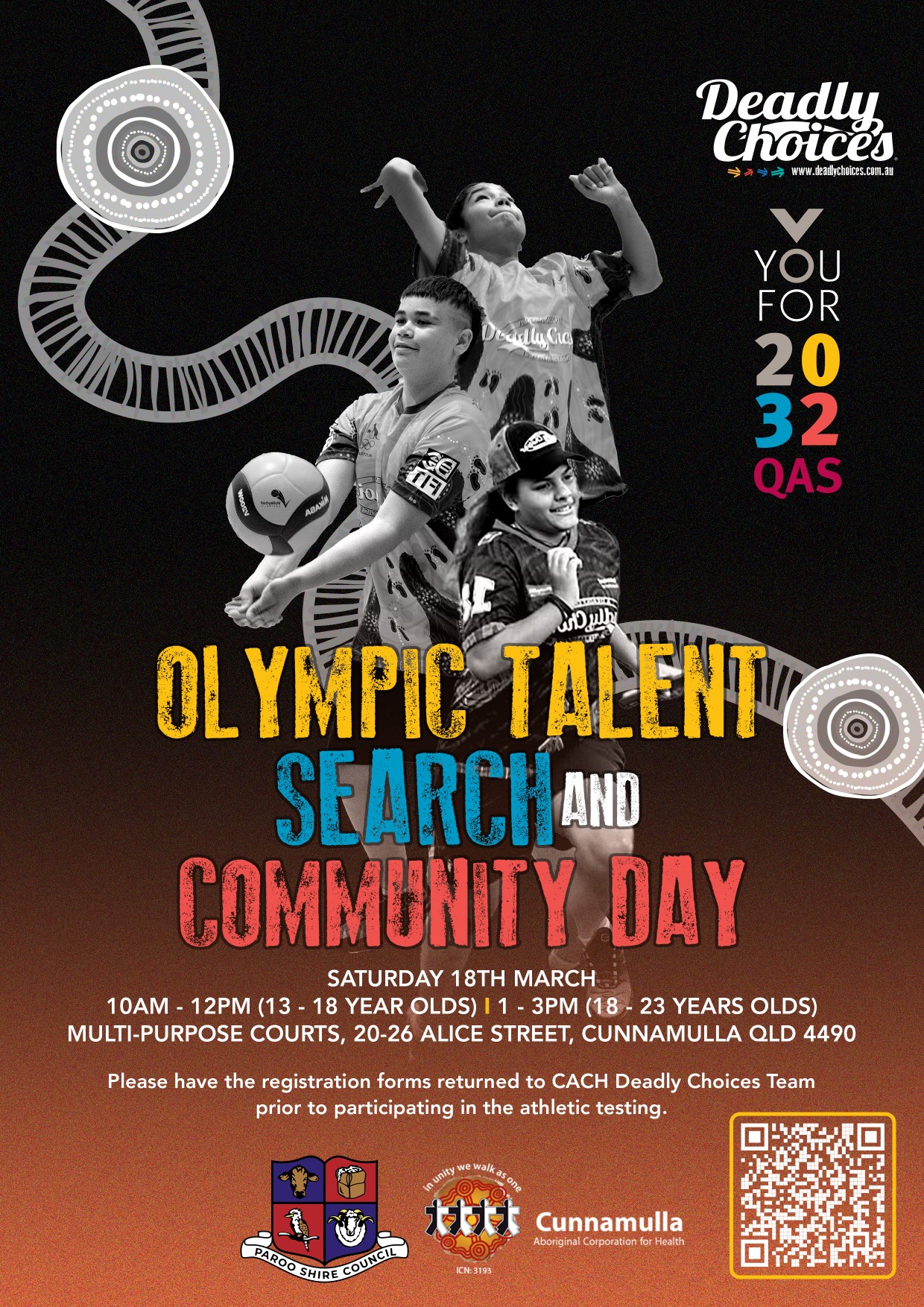 2032 Olympics talent finder search a4 jpeg