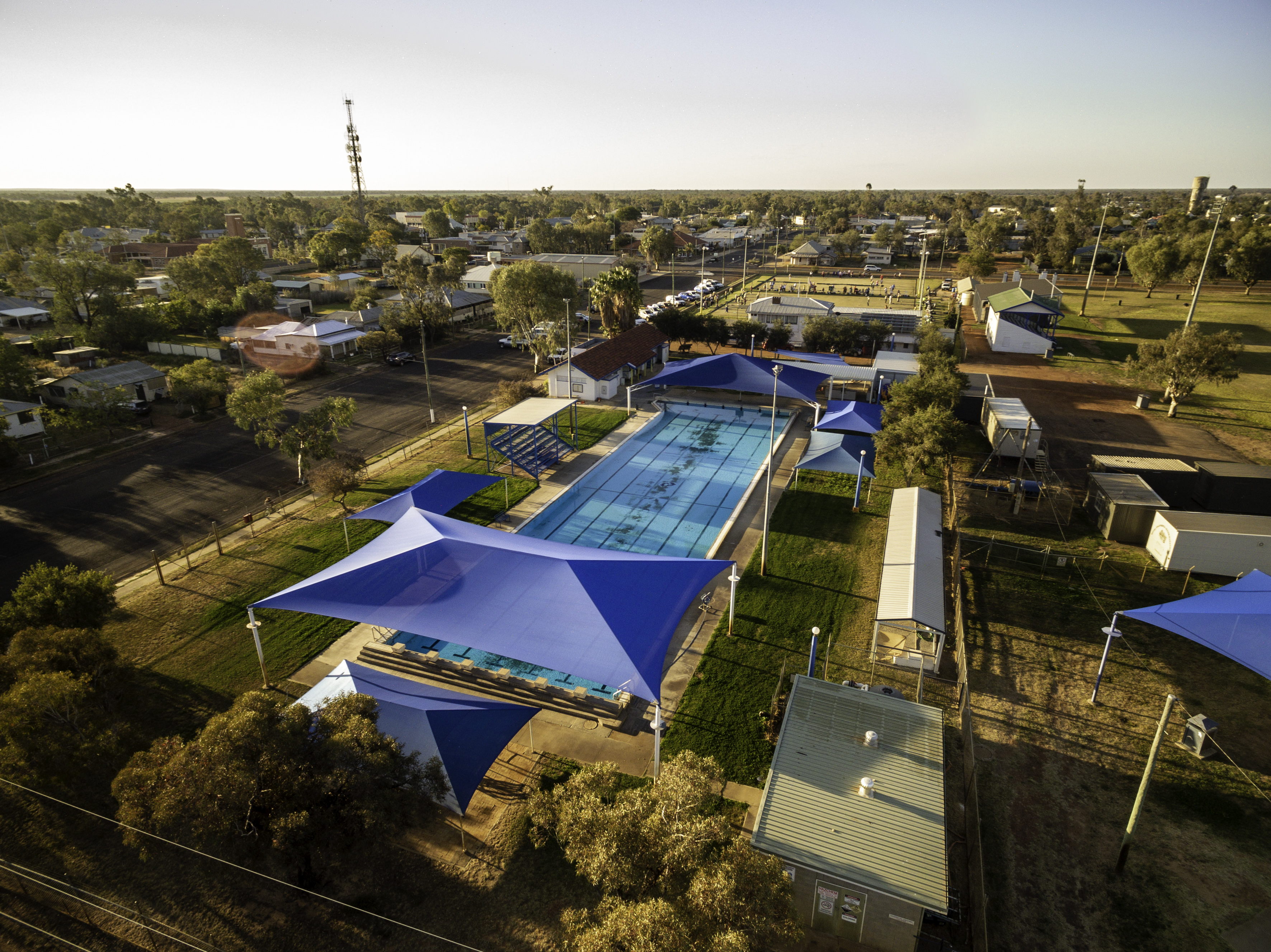 Aerial image of Cunnamulla pool