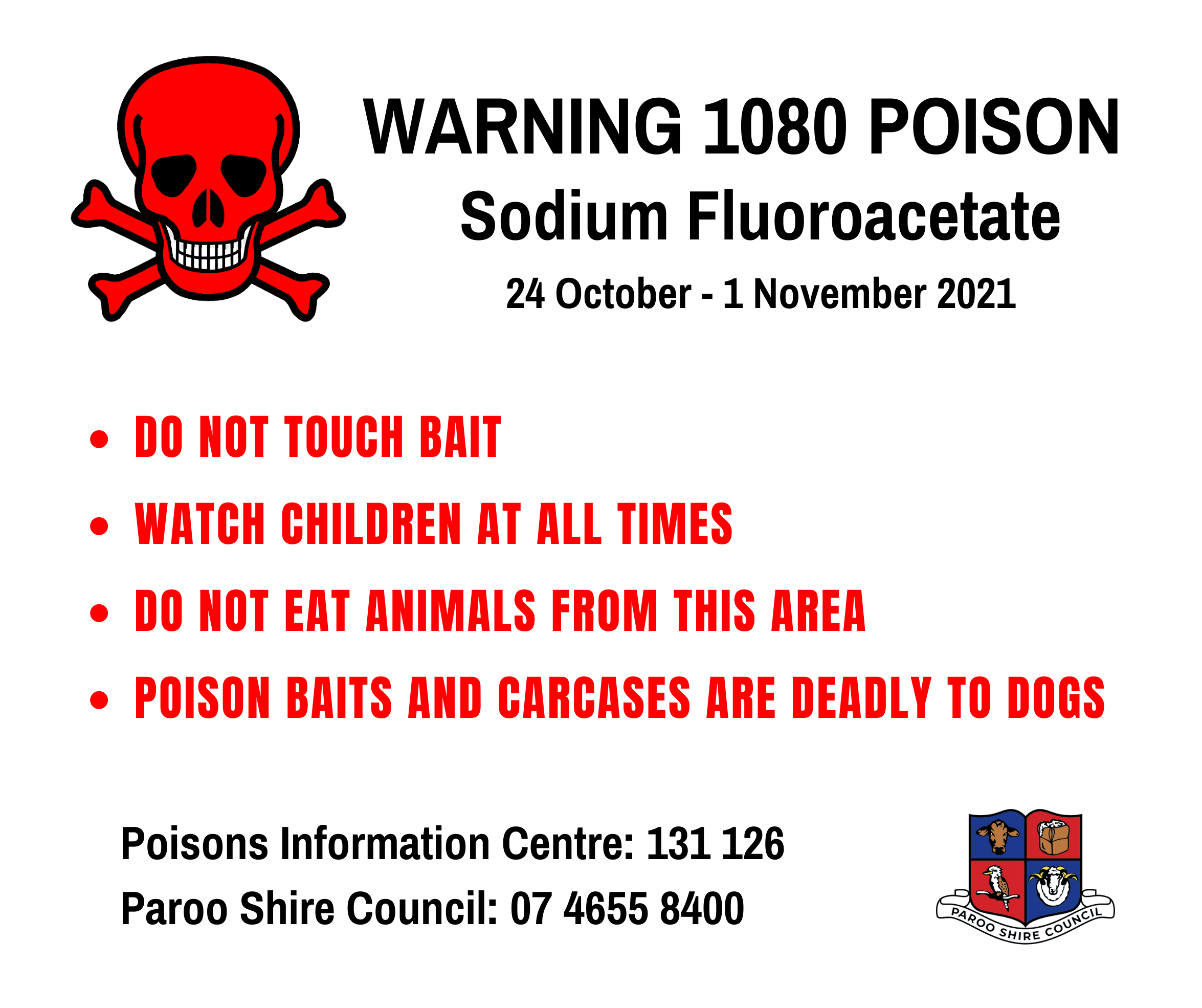 Dog baiting 1080