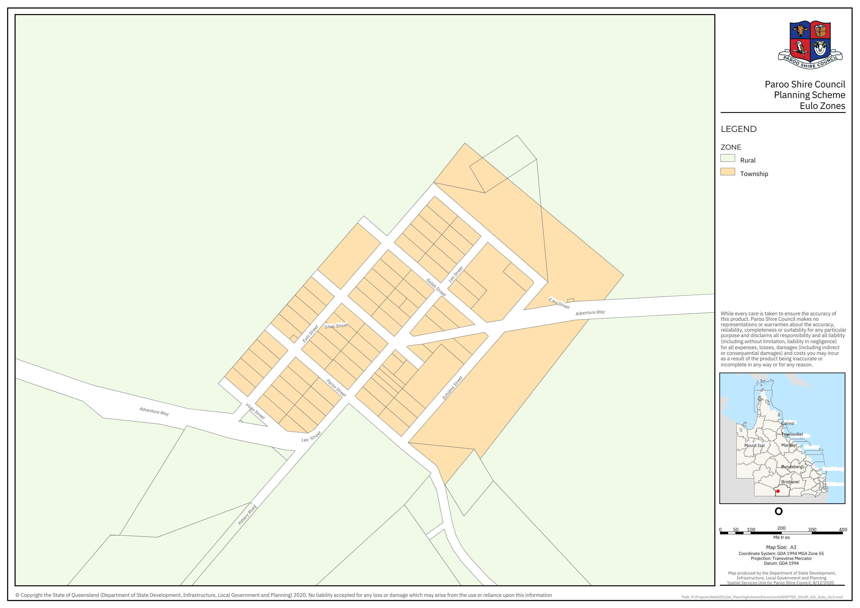 Eulo Planning Zones