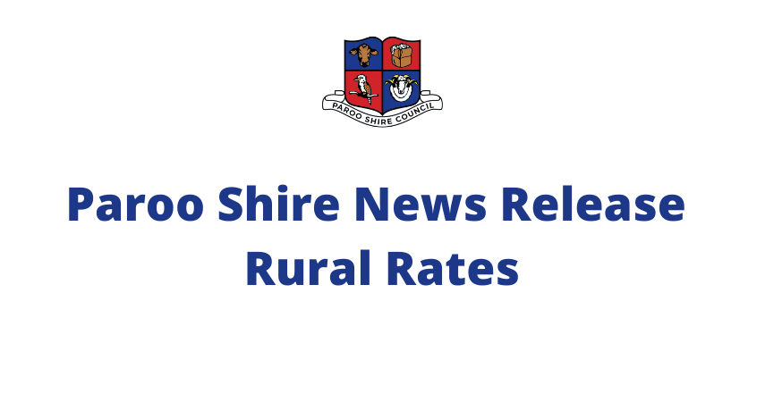 Paroo Shire News Release – Rural Rates