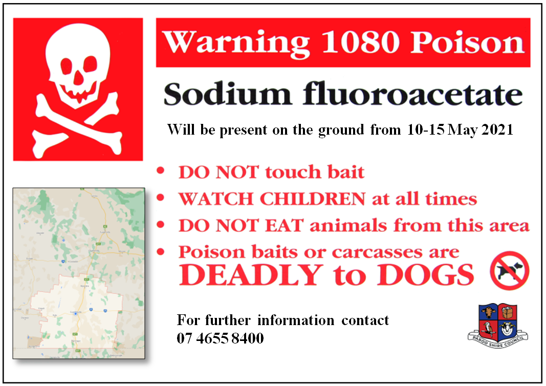 Wild Dog Baiting Notice 1080