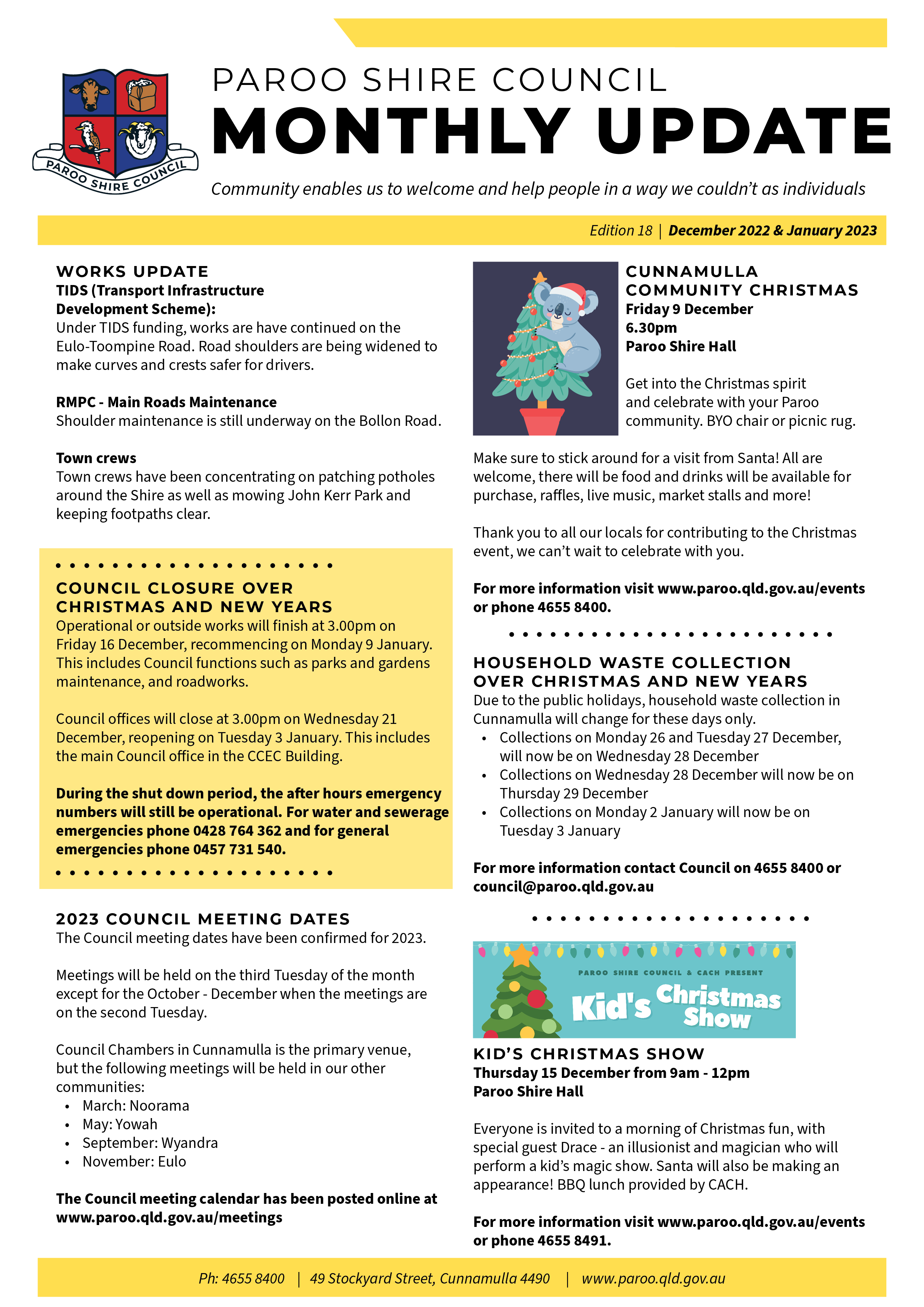 Decjan newsletter a4 page 1